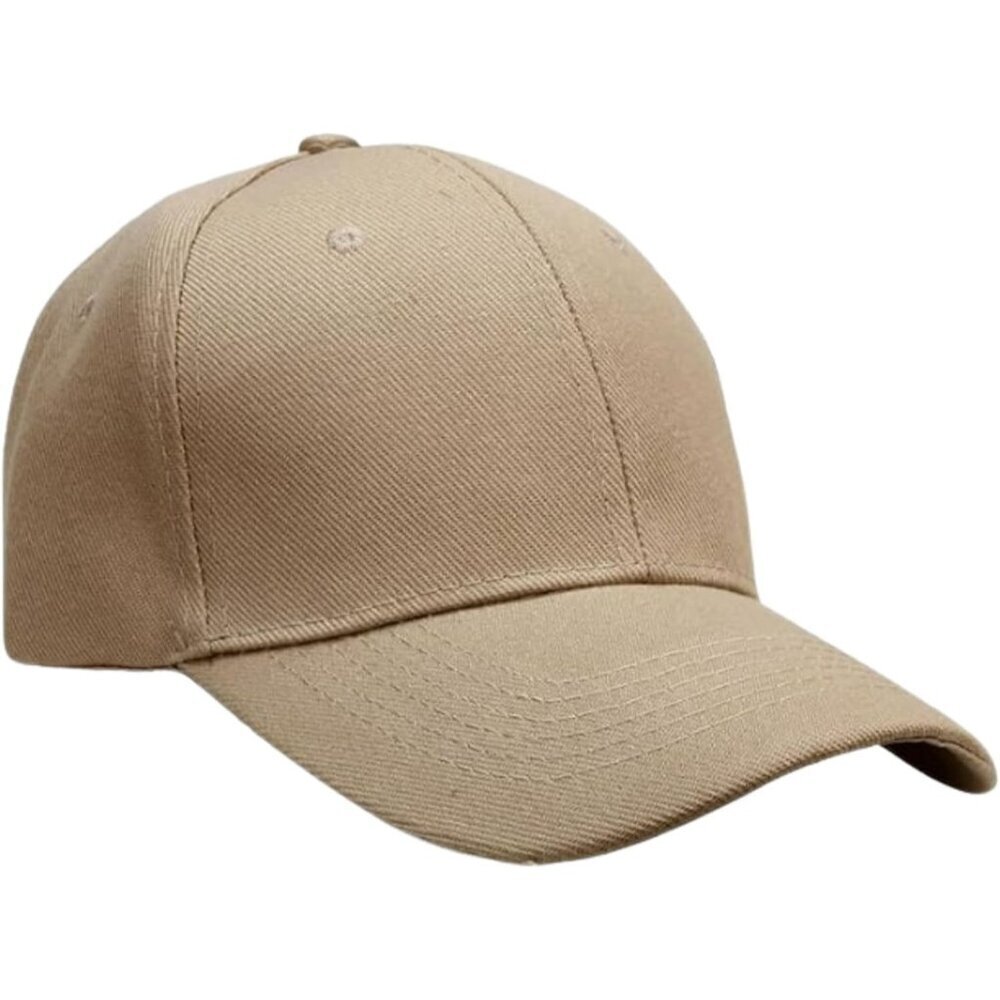Solid Running Caps Beige For Men,baseball Sports Cap Men And Women